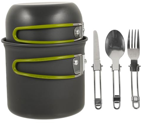 Mipcase 1set Pieghevoli Per Outdoor Utensili Per e Antiruggine Per Escursioni e Picnic