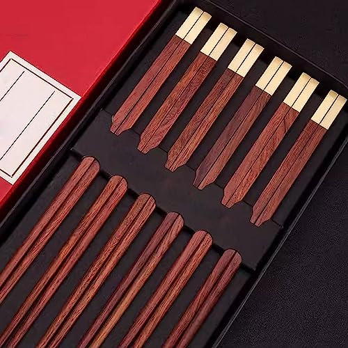 ZGYOZMNG Palillos Chinos Reutilizables para Principiantes Juego Familiar de Palillos Chinos, 6 Pares de Palillos Chinos Reutilizables (diámetro de 27 cm) (diámetro de 25 cm)