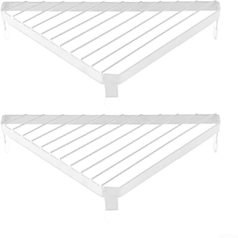 Besttoolifes Tower Kitchen Range - Elevador de esquina para estufa, soporte de trípode para ollas, soporte para sartenes, un nivel, acero (blanco)