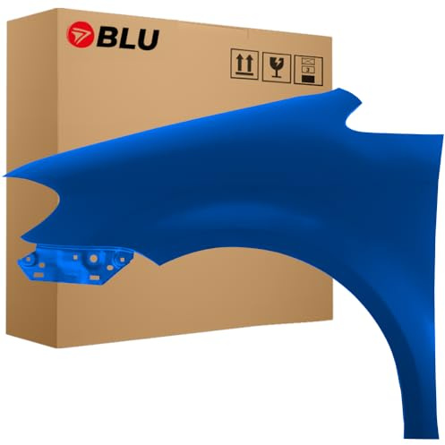 BLU Kotflügel Passend für Volkswagen Touran 1T2 LC5C Links Blau | 2007-2010 | Vorderseite Vorne | Lackiert | Einbaufertig