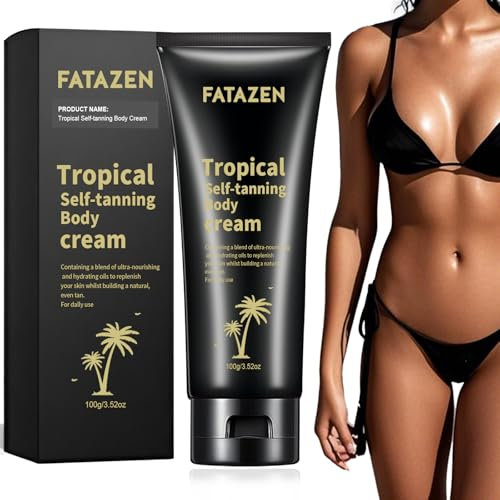 100g Crema Autoabbronzante,autoabbronzante viso e corpo, Abbronzante corpo,Azione Idratante e Levigante,A Rapido Assorbimento,Abbronzatura Istantanea Senza Macchie