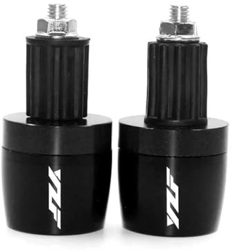 Motorrad Lenkergriffe Griffe Für Y&AMA&HA YZF R1 YZF R6 YZFR6 YZF R125 YZFR15 R25 YZF R3 YZF R25 Motorradzubehör Lenker Handgriffe Lenkerenden Kappe(Black A)