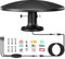 Campervan Tv Aerial, Caravan Tv Aerial Digital Antenna with Signal Amplifier for Outdoor Hdtv, Waterproof & Easy To Install - Perfect for Motorhome, Camper Vans, Rv Trailers, Trucks, Car
