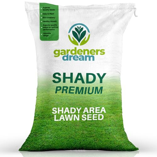 20KG GARTENLIEBE SCHATTIGER Rasen DUNKLE BEREICHE UNTER BÄUMEN QUALITÄT RASENSAMEN