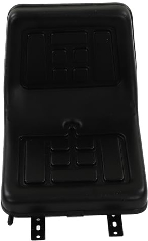 Karlak Asiento de Tractor de Cuero de PU Ergonómicamente Cómodo para Vehículos de Ingeniería, Soporte de Carga Fuerte, Transpirable y Resistente, para Montacargas, Grúas y Más