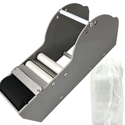 WELSTIK Water Activated Gummed Kraft Paper Tape Packaging Dispenser 3 Inch for Shipping, Carton and Box Sealing, Gray