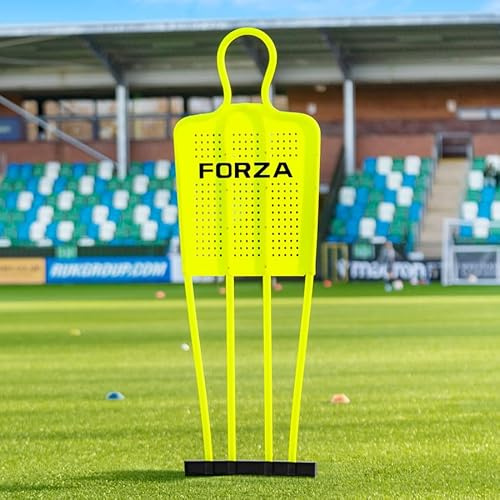 FORZA Fußball Freistoß-Dummies für Fußball Training [Junior/Senior] - Verstärkte PVC-Fußballpuppen mit Spikes an der Basis | Fußball-Trainingsgeräte - Puppenkörper
