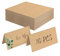 110 Tarjetas de lugar de Kraft, pequeñas tarjetas de tienda en blanco, delicadas tarjetas de asientos, rústicas tarjetas de nombres, tarjetas de escolta para bodas, mesas, cenas, recepciones (5 x 9cm)