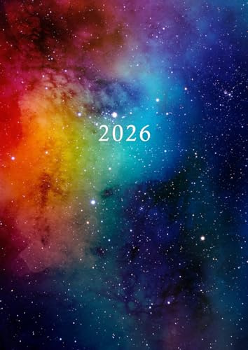 2026: Terminkalender mit Uhrzeiten 5:00 - 23:00 Tag | 1 Woche auf 2 Seiten mit Zeit | A4 Wochenplaner Zeiteinteilung | Kalenderbuch Planer | ... | Buchkalender Jahresplaner | Bunt