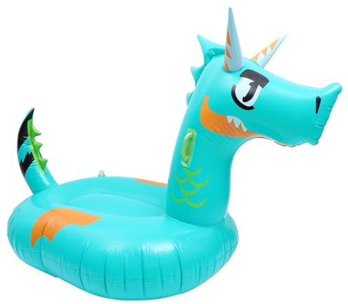 BESTonZON Adult Floating Bed Inflatable Dragon Pool Float for Swimming Portable Water Inflatable for Pool Party Decorations