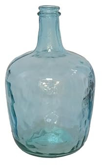 Gerimport Garrafa decoración Carafe 8 L color azul claro 40 x 20 cm