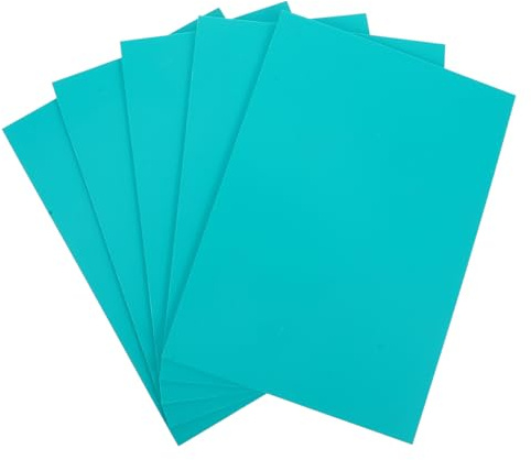 WOONEKY Set per Incisione 5 Blocchi in Gomma Formato A5 in Linoleum, Resistente e Durevole, per Incisione Artistica e Stampa per Principianti