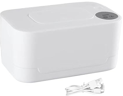 Scaldasalvietti Umidi | Dispenser Riscaldato per Salviette - Scaldasalviettine Portatile con Temperatura Regolabile,Ideale per Bagno e Bambini