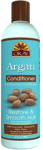 OKAY Pure Naturals Argan Oil Conditioner, 12 Ounce, 0.34 kg