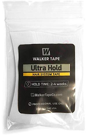 Ultra Hold Walker doble cara cintas pegatinas adhesivo hombres sistema prótesis capilares pelo cabello reemplazo toupee peluca extensión pelo contorno C(36PCS x 1 bolsa)