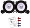 Alpine SXE-1350S Auto Lautsprecher Boxen 500 Watt 13 cm 2 Wege Kompo passend für VW Golf 1 Cabrio (155) 1987-1993 Türen Front