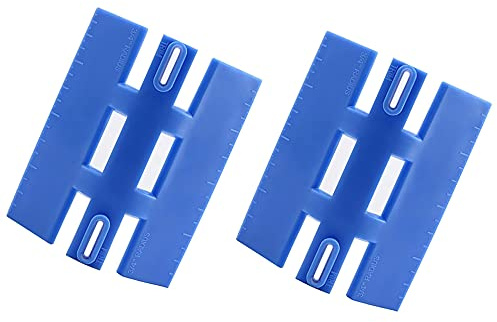 2Pcs Corner Marking Tool, Bullnose Corner Trim Gauge, Woodworking Scriber Measuring Tool, 3/4 Radius Location, Centerline Location, Trim Location