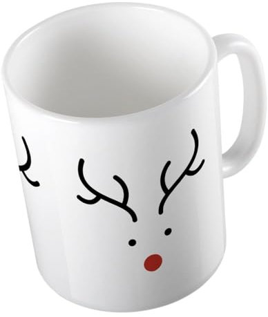 Huuraa Kaffeetasse Rentier Rudolph 330ml
