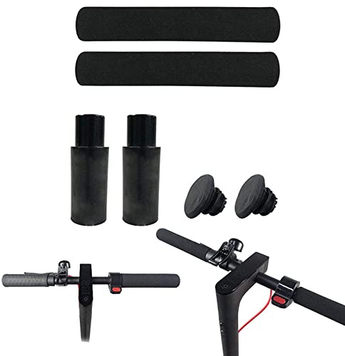 Fututech 4,5 cm Manillar de Extensión para Xiaomi M365 Pro Alargador Modificación Poignée Barra Pieza de Repuesto Accessorio Patinete Eléctrico (Negro)