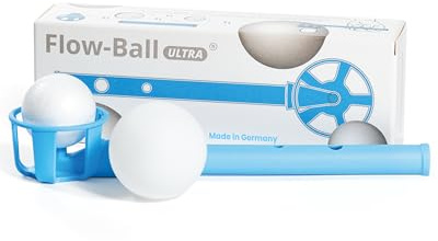 Flow-Ball ULTRA Atemtrainer zur Optimierung Einer konstanten Luftsäule I 8 Verschiedene Widerstände I Atemtrainingsgerät für lockere Atemübungen I Lungentrainer für Junge & ältere Menschen