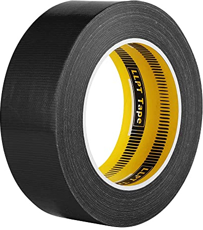 LLPT Klebeband Panzertape Gewebeband | Schwarz | 40MM*30M*0.28MM | Panzerband Premium-Qualität | Leicht Reißbar Rückstandsfrei | Starker Kleber | for Indoor & Outdoor DIY and Moving (DT401)