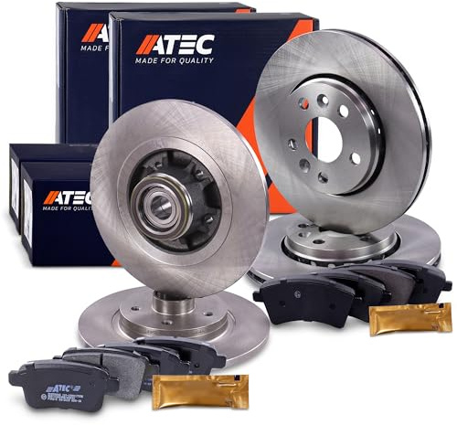 ATEC Germany Bremsenset inkl. Bremsscheiben Vorne Ø 280 mm Belüftet + | Kompatibel mit: MERCEDES-BENZ CITAN Kasten/Großraumlimousine, CITAN Mixto, CITAN Tourer, RENAULT KANGOO / GRAND KANGOO II