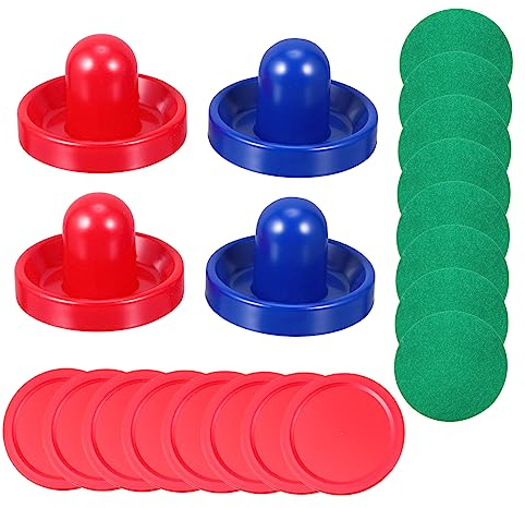 Anneome 1 Satz Airhockey Air Hockey Tisch Air Hockey Drücker Paddel Hockey Teile Air-Hockey-Pusher Hockeyzubehör Aus Kunststoff Hockey Teig Hockey-Teile Luft Plastik Torwart Hockeyschläger