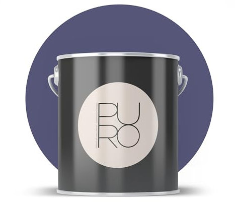 Livingwalls PURO Premium Wandfarbe c2005 - Malerfarbe mit sehr hoher Deckkraft - matte hochwertige Innenfarbe in Violett - 2,5l