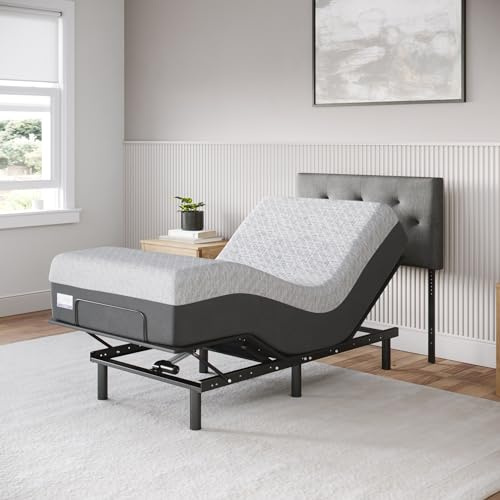 Celestial Sleep Aurora Adjustable Bed Base (Frame Only), Easy Assembly, Head and Foot Lift, Zero Gravity, Memory Positions - Twin XL