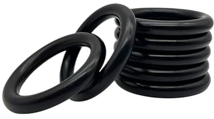 10 Stück Nitrilkautschuk-O-Ringe, 40mm x 50mm x 5mm, 50mm AD, 40mm ID, 5mm Breite, Schwarz