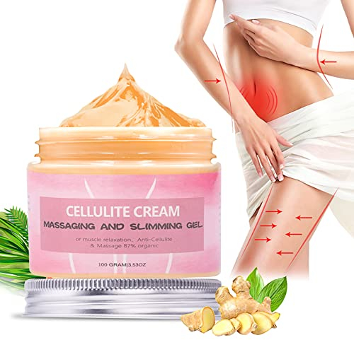 Allony Senfsalbe Gegen Cellulite, Anti Cellulite Creme, Fettverbrenner für Bauch Extrem, Bauchfett Schnell Loswerden, Fettverbrennungscreme, Cellulitecreme für Bauch, Magen, Oberschenkel,100g