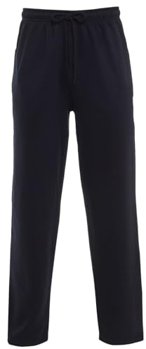 FASHION MY LOVE Jogging Pants Mens Tracksuit Bottoms Trousers Casual Mens Joggers for Men UK Zip Pockets Elasticated Open Hem Classic Jog Pants Jog Sweatpants Sports Joggers