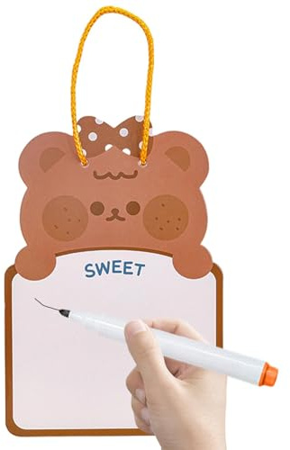 Tablero de dibujo para niños, Tablero de garabato,Pizarra borrable - Tablero de garabatos con bolígrafo de pizarra, bloc de escritura de doble cara, bloc de dibujo para pintar y escribir