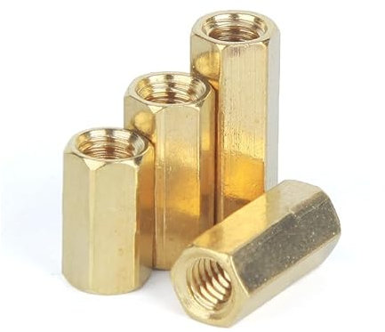 Sechskant-Messingschraube Gewindesäule， 20/30 stücke M2 M2,5 Länge 3-40mm Messing Hex Männlich Weiblich Standoff Säule Stud Montieren Spacer Hexagon PCB Motherboard Hohl Bolzen Schraube(35mm(20pcs),M2