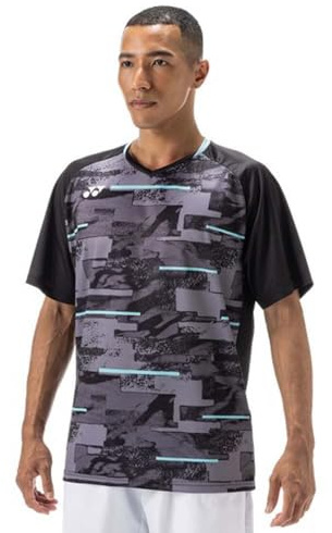 YONEX Crew Neck T-Shirt Herren schwarz