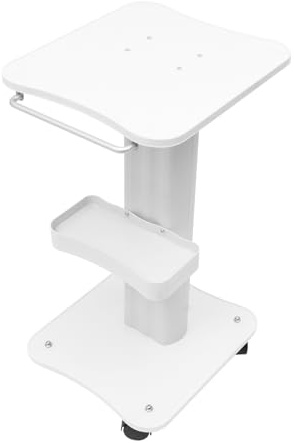 Chariot de salon de beauté - Camions mobiles multifonctions - Quatre roulettes pivotantes à 360° - Étagère d'équipement de salon avec roue universelle avec frein - Pour salons de beauté, coiffeurs,