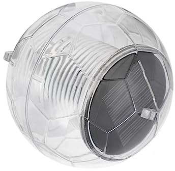 TOYANDONA 1 Pz Luce galleggiante impermeabile luce solare per piscina caratteristiche del giardino all'aperto Lampada galleggiante impermeabile luce colorata dello stagno plastica bianca