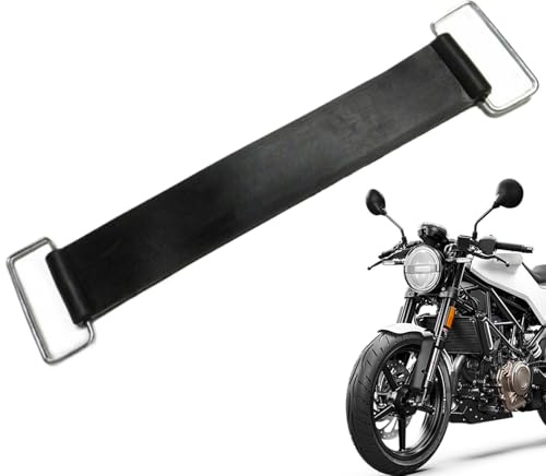 Cinghie Di Batteria Elastico | Cinghia Di Gomma Batteria Da 15 Cm | Bande Del Supporto Della Batteria | Cinta Di Batteria In Moto Elastico Con Ganci Metallici, Compatto E Resistente, Ideale Per Fissar