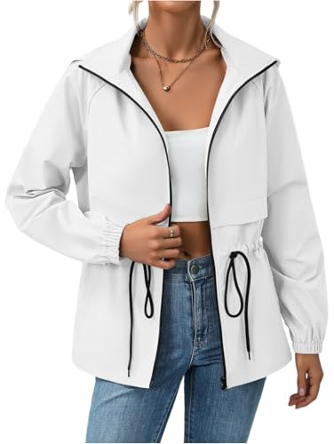Generico Giacca Donna Curvy Tessuto Parka Autunno Mantelle Impermeabili Blu Giubbini Running Parapioggia Kit Getta Poncho Bici Spolverino Poncho Impermeabile Donna XXL