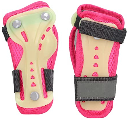 Mavaol 2 Pezzi Protezioni per Polsi Pattinaggio a Rotelle Assorbimento del Sudore Traspirante Flessibile Polsiera per Pattinaggio per Bambini per Sport all'Aria Aperta per Bambini (S)