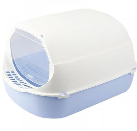 BJdfgE Sabbiera Chiusa, Completamente, antiribaltamento, Vasca Pulita, antiodore, Coperchio Anteriore sollevabile, Accessori for Animali Domestici, lettiera for Gatti, Toilette for(Style D)