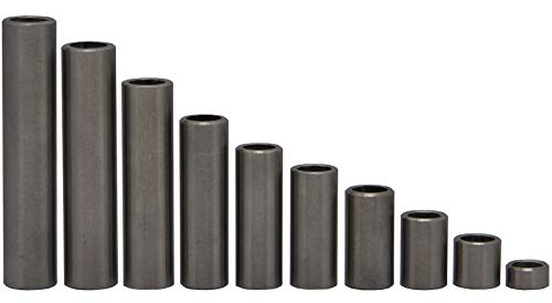 OPIOL QUALITY® Distanzhülsen M6/M7 (Ø Innen: 7 mm; Ø Außen: 10 mm; Länge: 10 mm) aus Edelstahl A2, Rohr geschweißt (4 Stück) Madenschrauben Abstandshülsen Distanzbuchsen Aluhülse Abstandsbuchsen