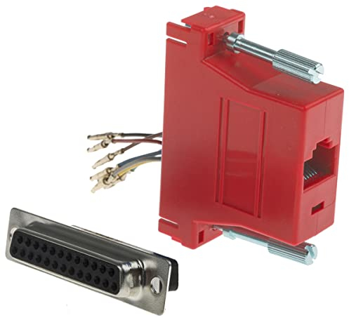 RS PRO Sub-D Adapter, Buchse 25-polig zu Buchse RJ45