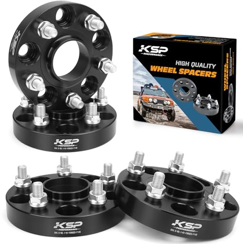 KSP 25mm 5x114.3 Hubcentric Wheel Spacers Fit Camry Highlander Tacoma, Lexus TC XB, ES300 350, GS300 350 430,IS250 300 350,LS400 430 460,RC300 350(4 pcs 60.1 bore 12X1.5mm)