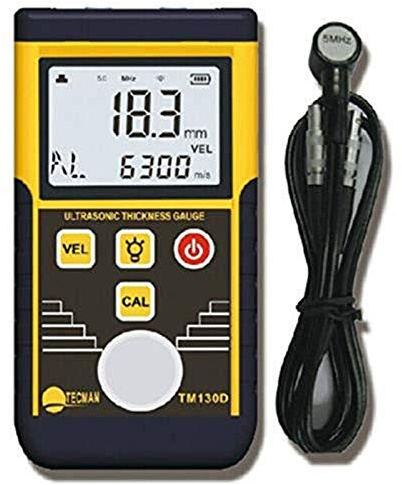 CHY Strumento di Misura Calibro di Spessore ad ultrasuoni per Piastra in Acciaio Piastra di Rame Vetro PVC Tubo Spessore del Tubo del Suono Range di misurazione del Suono 1,2~220mm attrezzo