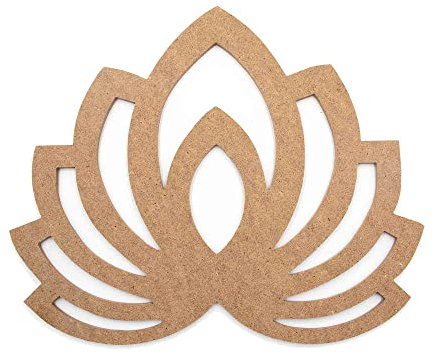 marstanal Decoración de pared de loto y flor de la vida, diseño geométrico de madera de loto, flor de loto de madera, loto de madera y flor de la vida, símbolo de loto colgante, modelo 1