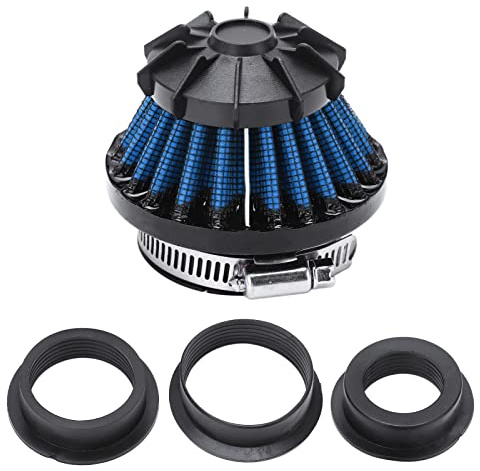 Filtre à Air 4 en 1 35 Mm 42 Mm 48 Mm 50 Mm Diamètre Intérieur Nettoyeur D'admission D'air pour Pit Bike Mini Bike Sport Véhicule Utilitaire pour Moteur GY6 pour TTR pour SSR (Bleu)