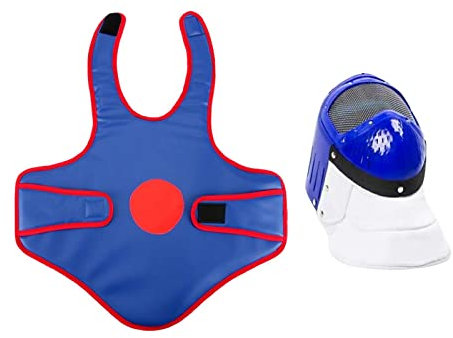F Fityle Hochwertige Fechtmaske für - Schutz beim Fechten, Blau