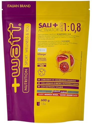 Sali+ Activator - Azione Proenergetica e di Reintegro Sali - Doypack 600 g Gusto Arancia Rossa