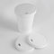 Couvercle pour gobelets en carton, pour gobelets café à emporter, biodégradable et compostable, pour gobelets en carton (800, Ø 90)